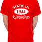 Made in 1944 80th Men's Birthday T-Shirt Age 80