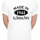 Made in 1944 80th Men's Birthday T-Shirt Age 80