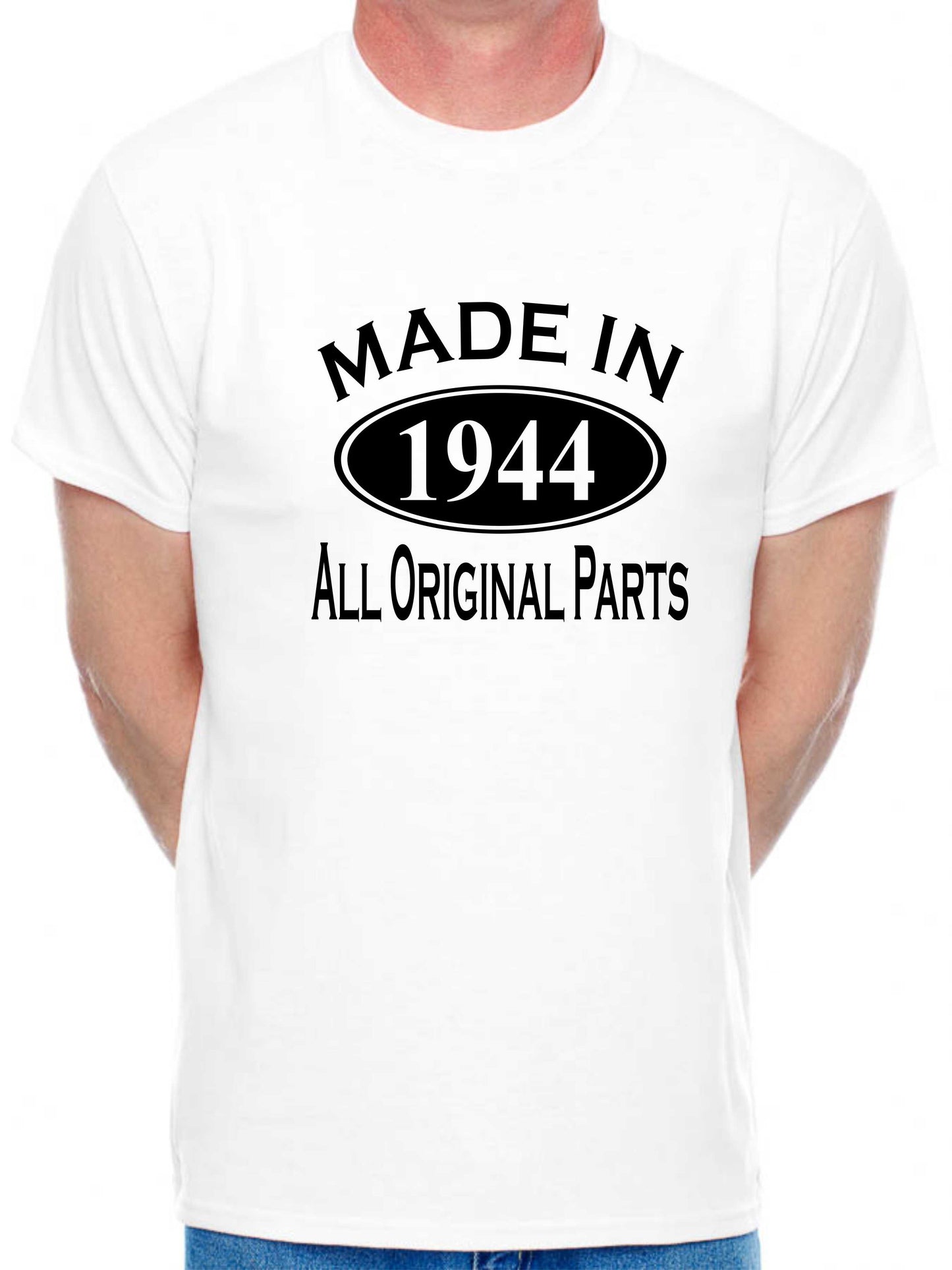 Made in 1944 80th Men's Birthday T-Shirt Age 80