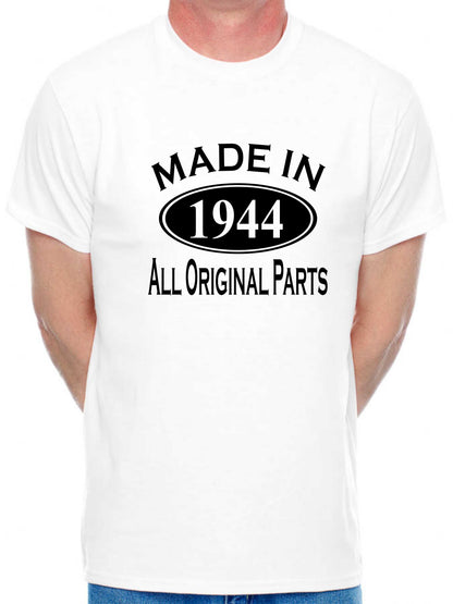 Made in 1944 80th Men's Birthday T-Shirt Age 80