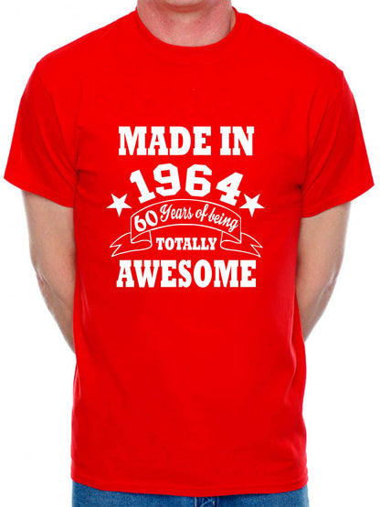 Made in 1964 60 Years of Being Awesome Men's T-Shirt 60th Birthday