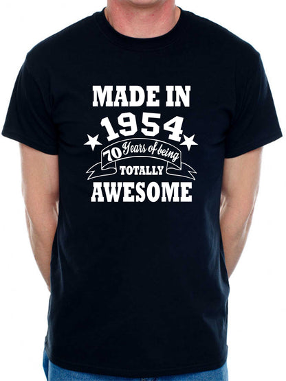 Made in 1954 70 Years of Being Awesome Men's T-Shirt 70th Birthday