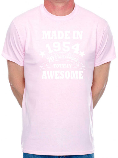 Made in 1954 70 Years of Being Awesome Men's T-Shirt 70th Birthday
