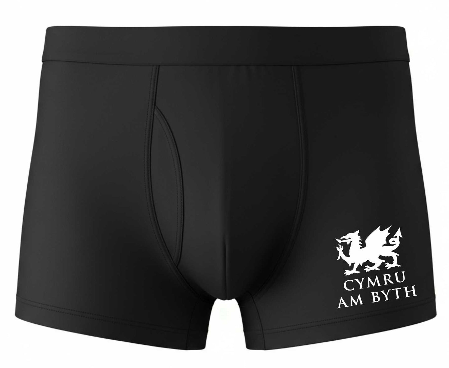 Bamboo Boxer Shorts Cymru Am Byth Welsh Gift Wales Forever For Him