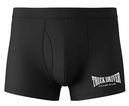 Truck Driver Its A Way Of Life Supersoft Bamboo Boxers HGV Gift
