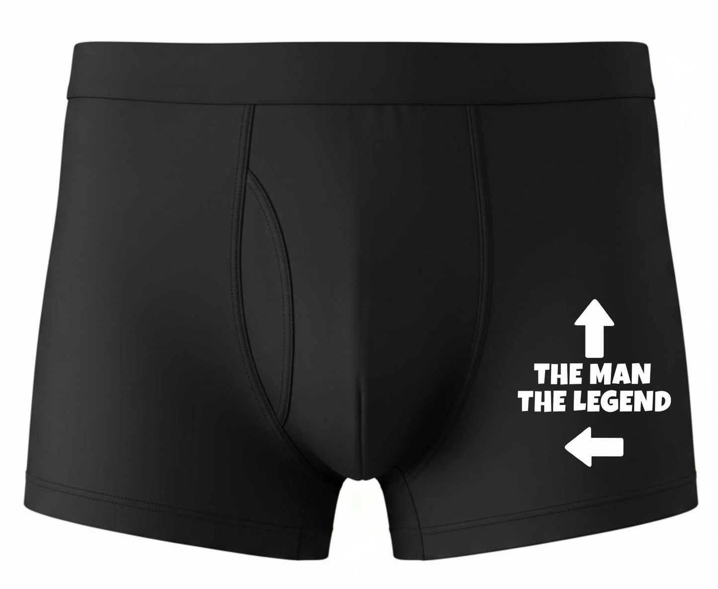 The Man The Legend Bamboo Cotton Boxer Shorts Funny Mens Gift