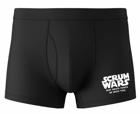 Rugby Scrum Heroes Funny Birthday Bamboo Boxers Gift