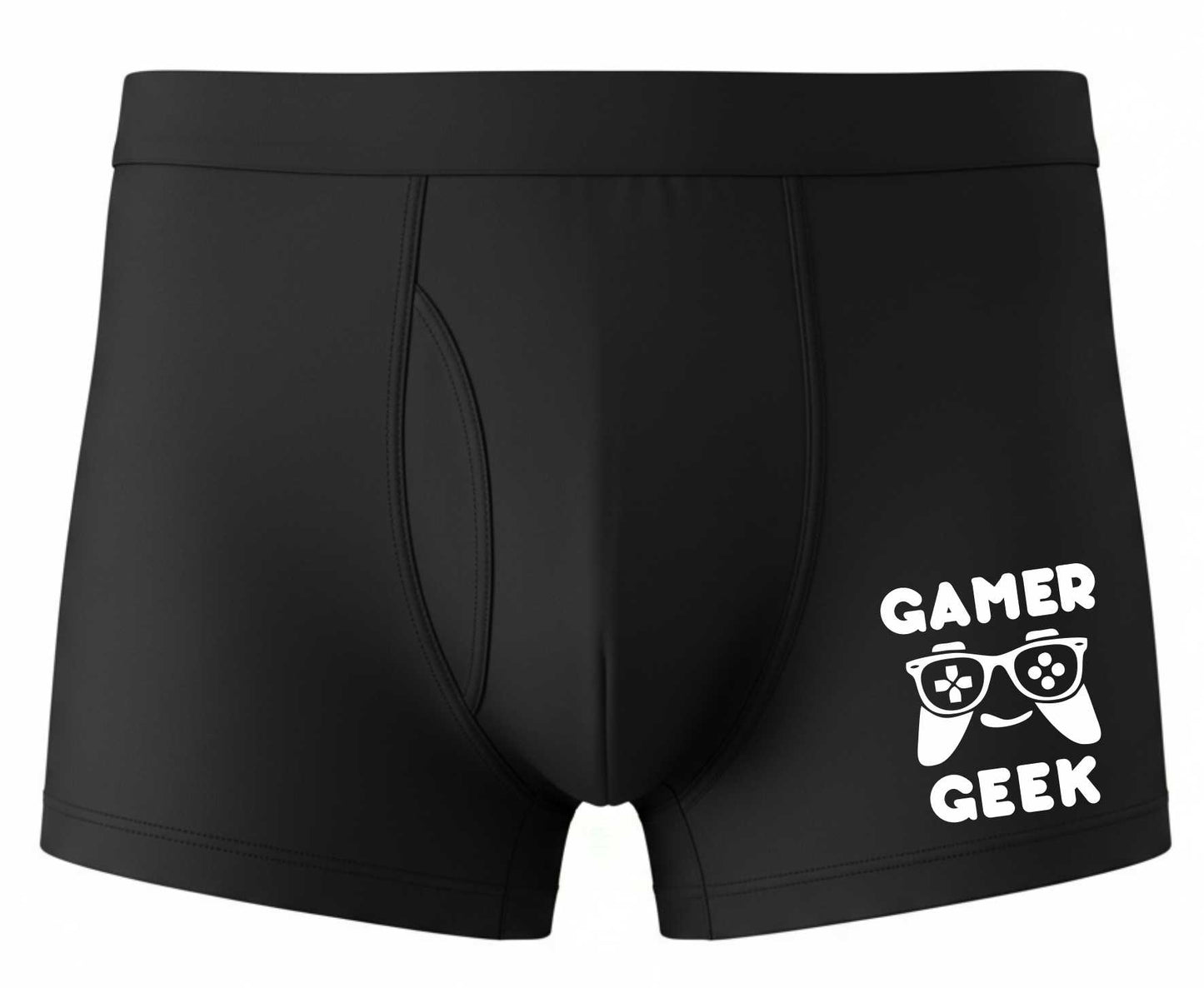 Gamer Geek Supersoft Bamboo Boxer Shorts Funny Gaming Gift For Him