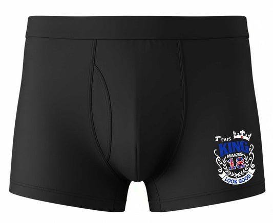 18th Birthday Gift King Makes 18 Look Good Supersoft Bamboo Boxers