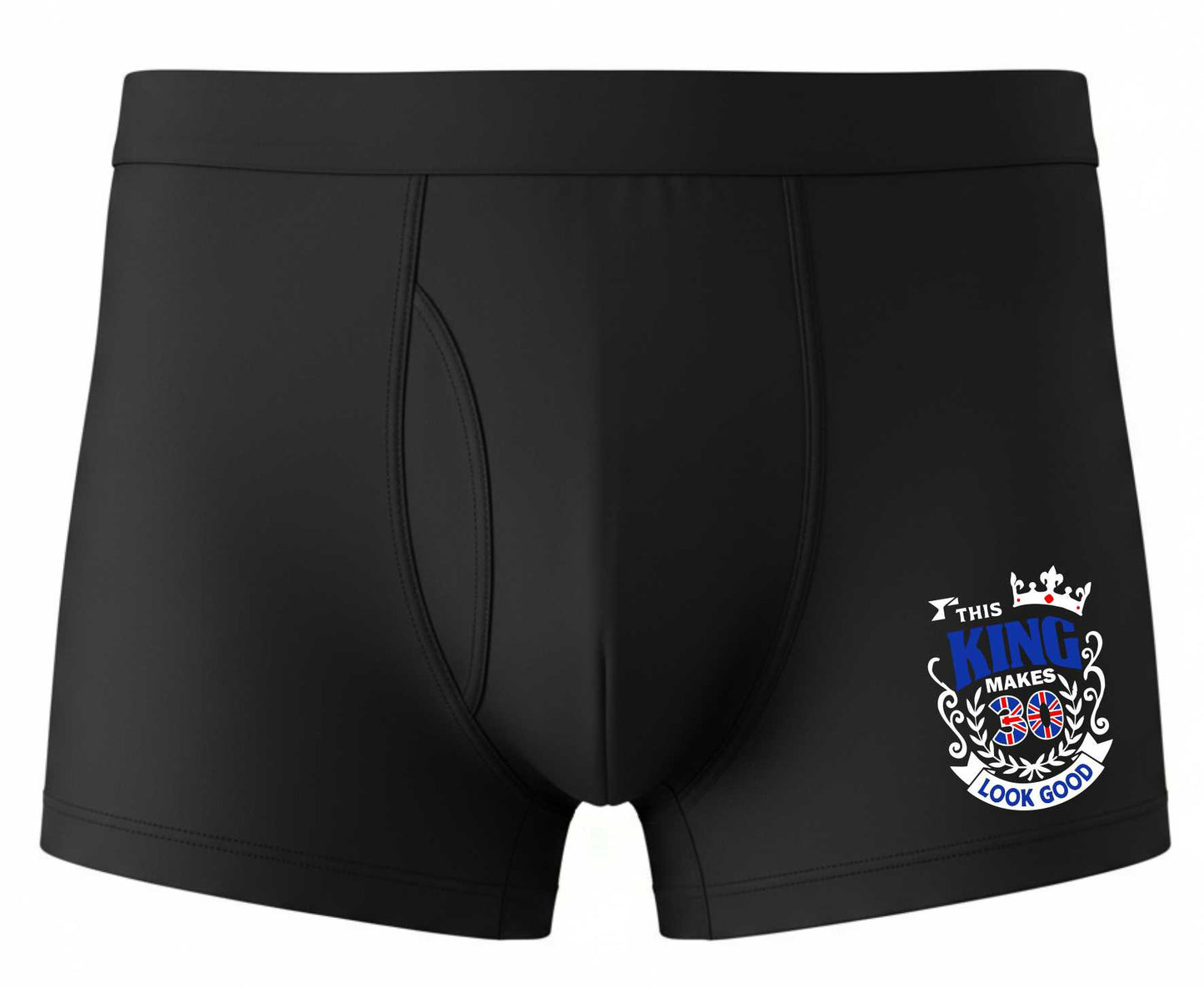 30th Birthday Gift King Makes 30 Look Good Supersoft Bamboo Boxers
