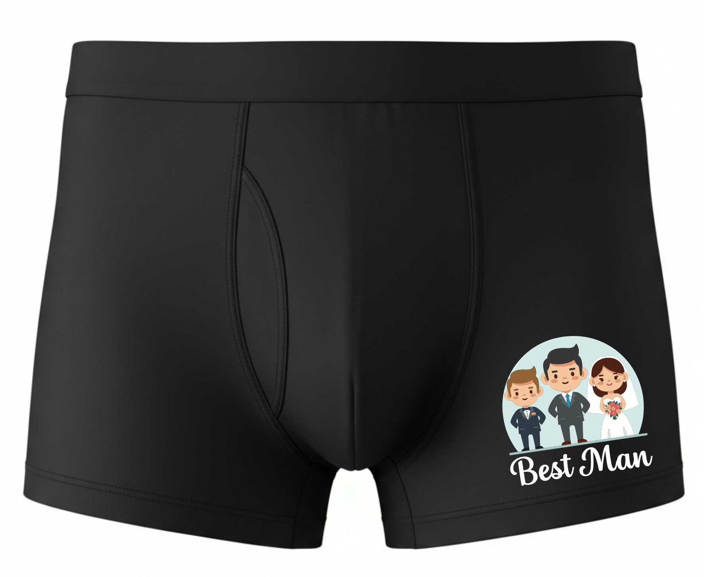 Best Man Supersoft Bamboo Boxer Shorts Funny Wedding Party Gift