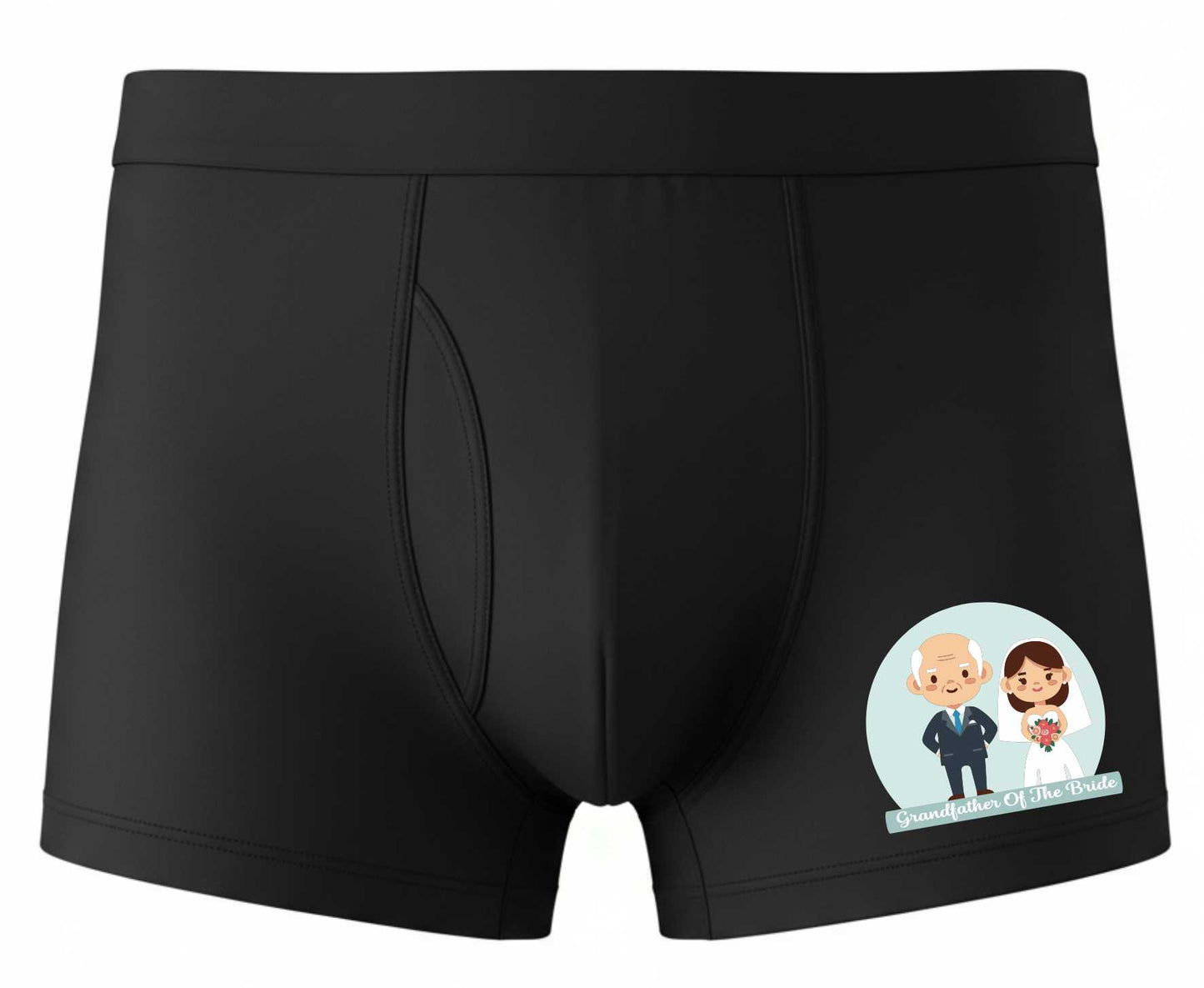 Grandfather Of Bride Bamboo Boxer Shorts Funny Wedding Party Gift