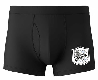 Bearded Dad Fathers Day Bamboo Cotton Boxer Shorts Funny Gift