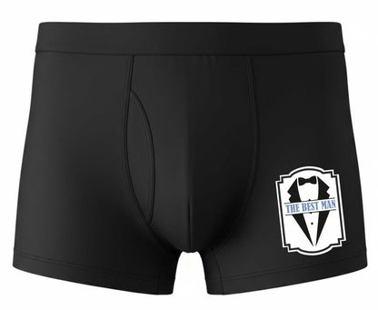 Bamboo Boxer Shorts Funny Wedding Gift The Best Man