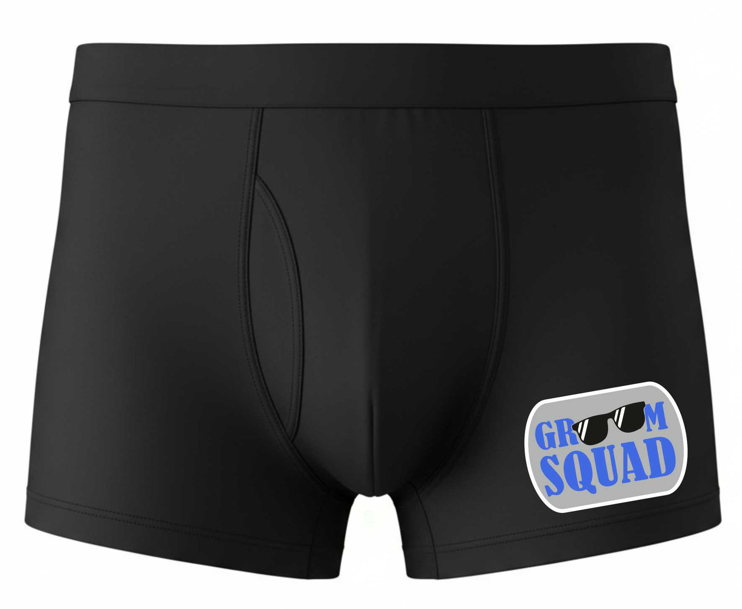Groom's Squad Bamboo Boxer Shorts Funny Stag Night Gift
