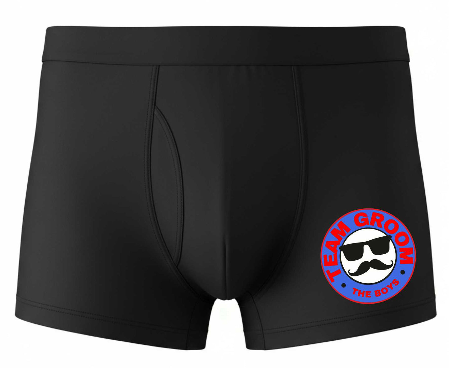 Team Groom Bamboo Boxer Shorts Funny Wedding Gift Stag Night