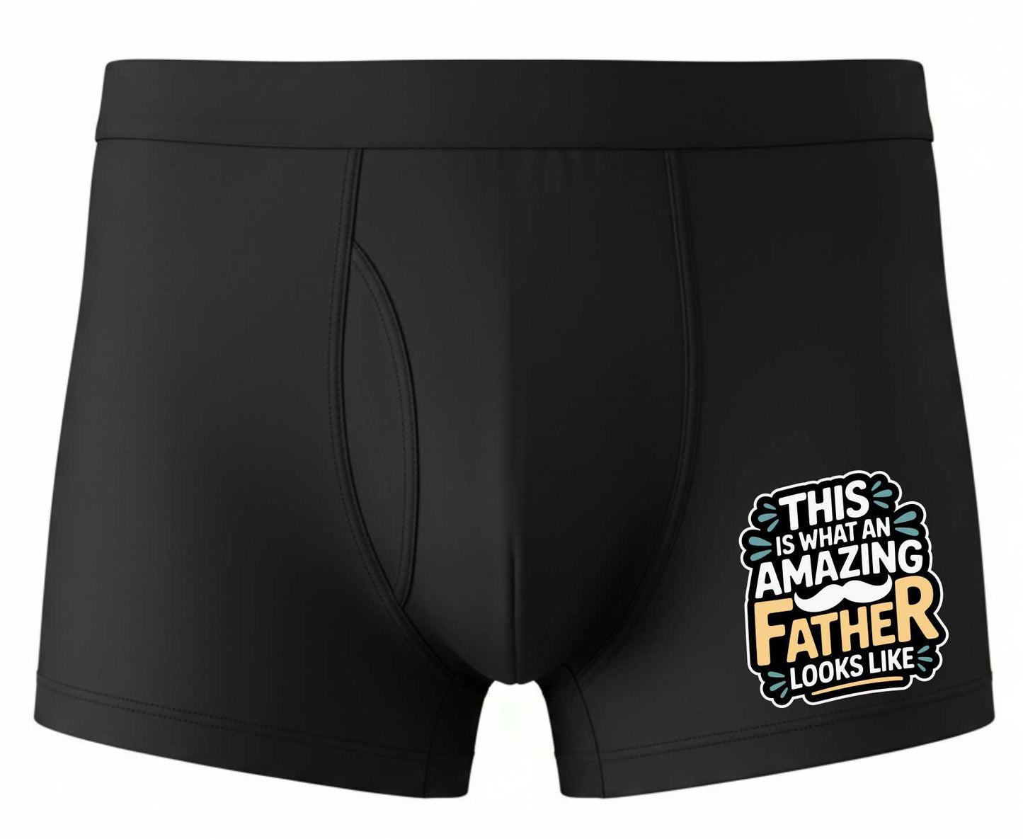 Amazing Father Looks Like Fathers Day Bamboo Cotton Boxer Shorts Gift