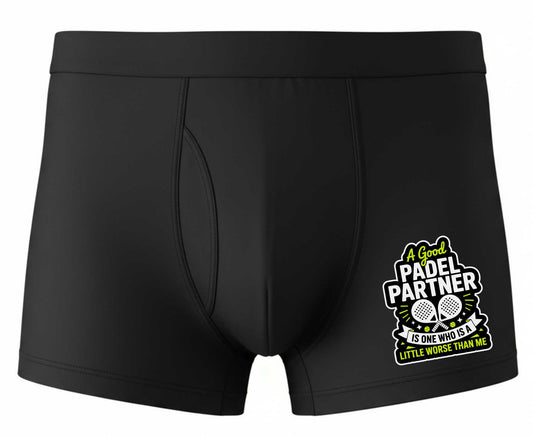 Good Padel Partner Fun Bamboo Boxer Shorts Funny Padel Player Gift
