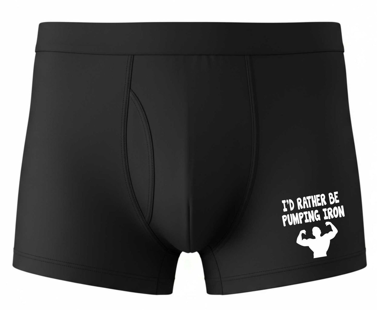 Funny Gym Weightlifter Gift Supersoft Bamboo Boxers For Him