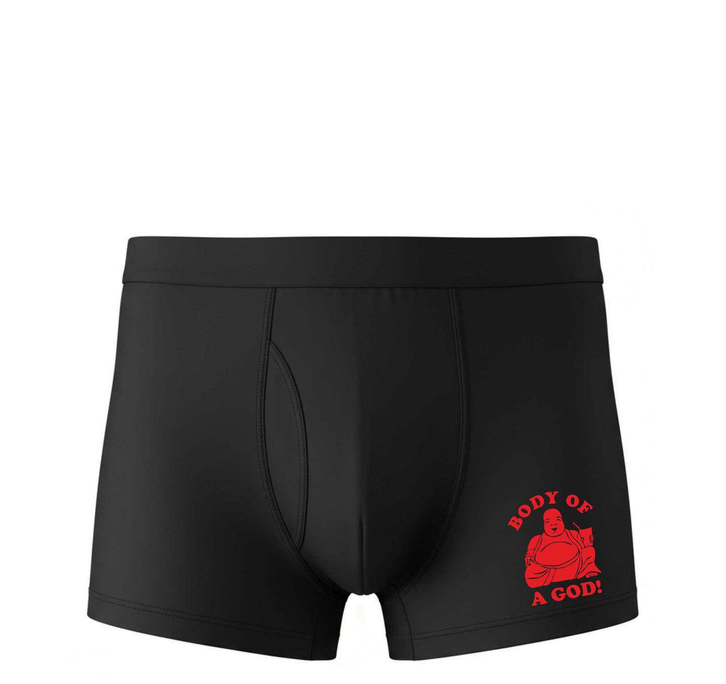 Funny Cheeky Gift Supersoft Bamboo Boxers Body Of God