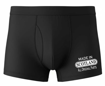 Bamboo Boxer Shorts Fun Gift Made In Scotland Funny Gift For Him
