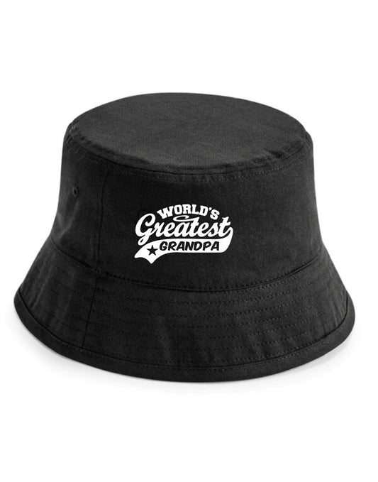 Bucket Hat Greatest Grandpa Birthday Father's Day Present Gift For Him