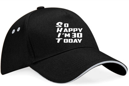 Baseball Cap Funny 30th Birthday Gift For Men & Ladies 30 Year Old Present