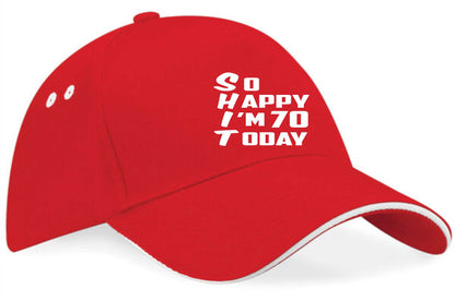 Baseball Cap Funny 70th Birthday Gift For Men & Ladies 70 Year Old Present