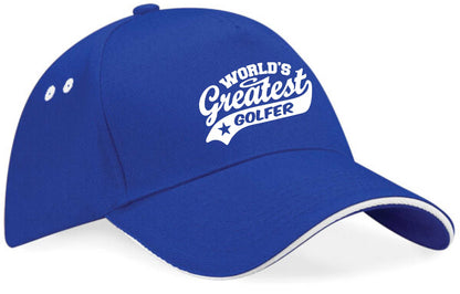 Baseball Cap Greatest Golfer Birthday Present Golf Gift For Him Gift For Her