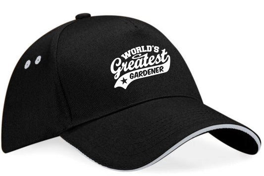 Baseball Cap Greatest Gardener Birthday Present Gift For Him Gift For Her