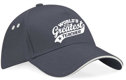 Baseball Cap Greatest Teacher Birthday Present Gift For Him Gift For Her