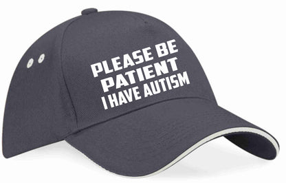Be Patient I Have Autism Baseball Cap Mental Health Awareness Men & Ladies
