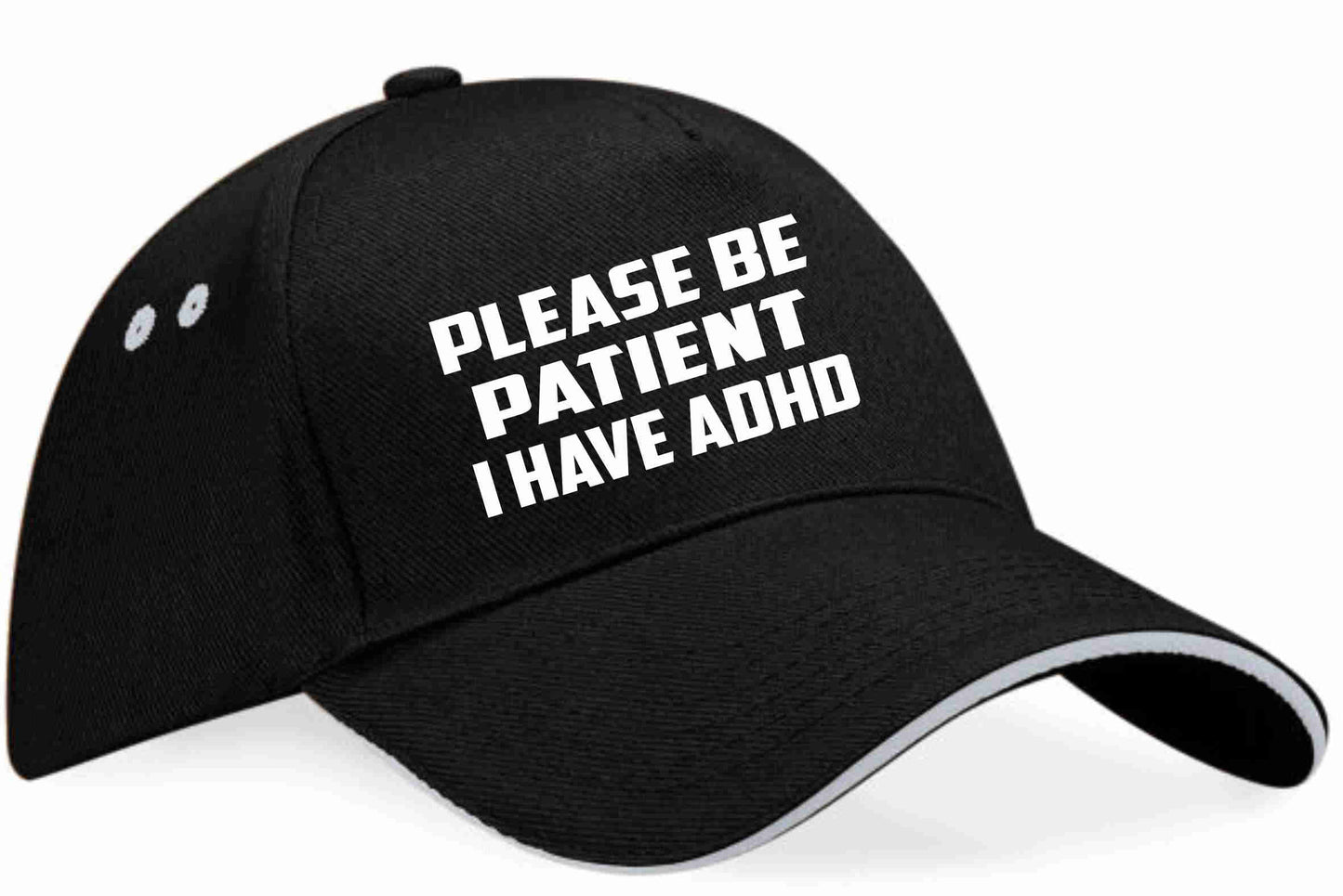 Be Patient I Have ADHD Baseball Cap Mental Health Awareness Men & Ladies
