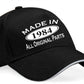 Made In 1984 Baseball Cap 40th Birthday Gift Age 40 For Men & Women