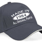 Made In 1984 Baseball Cap 40th Birthday Gift Age 40 For Men & Women
