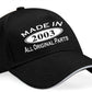 Made In 2003 Baseball Cap 21st Birthday Gift Age 21 For Men & Women