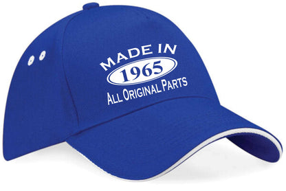 Print4U Made in 1965 Baseball Cap 60th Birthday Gift Age 60 for Men & Women