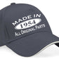 Made In 1954 Baseball Cap 70th Birthday Gift Age 70 For Men & Women