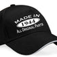 Made In 1944 Baseball Cap 80th Birthday Gift Age 80 For Men & Women