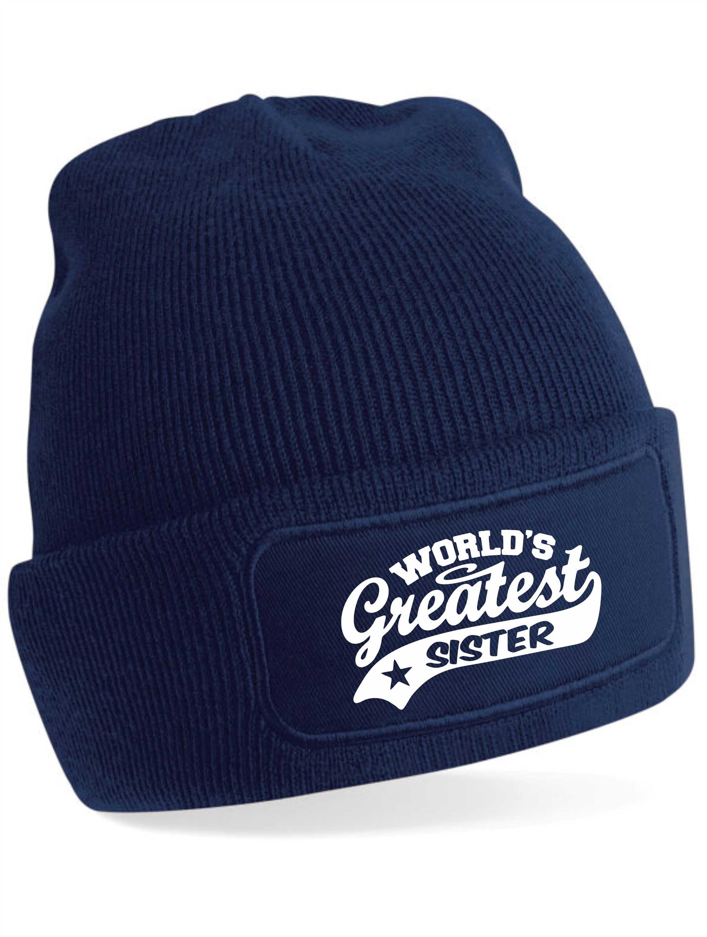 Beanie Hat Greatest Sister Gift For Ladies Birthday Present Mothers Day