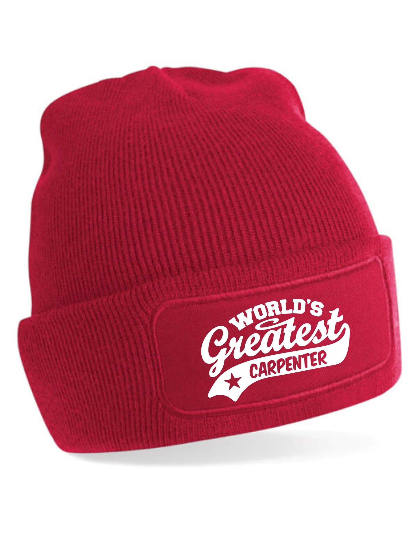 Beanie Hat Greatest Carpenter Gift For Her Men's Birthday Present Handyman
