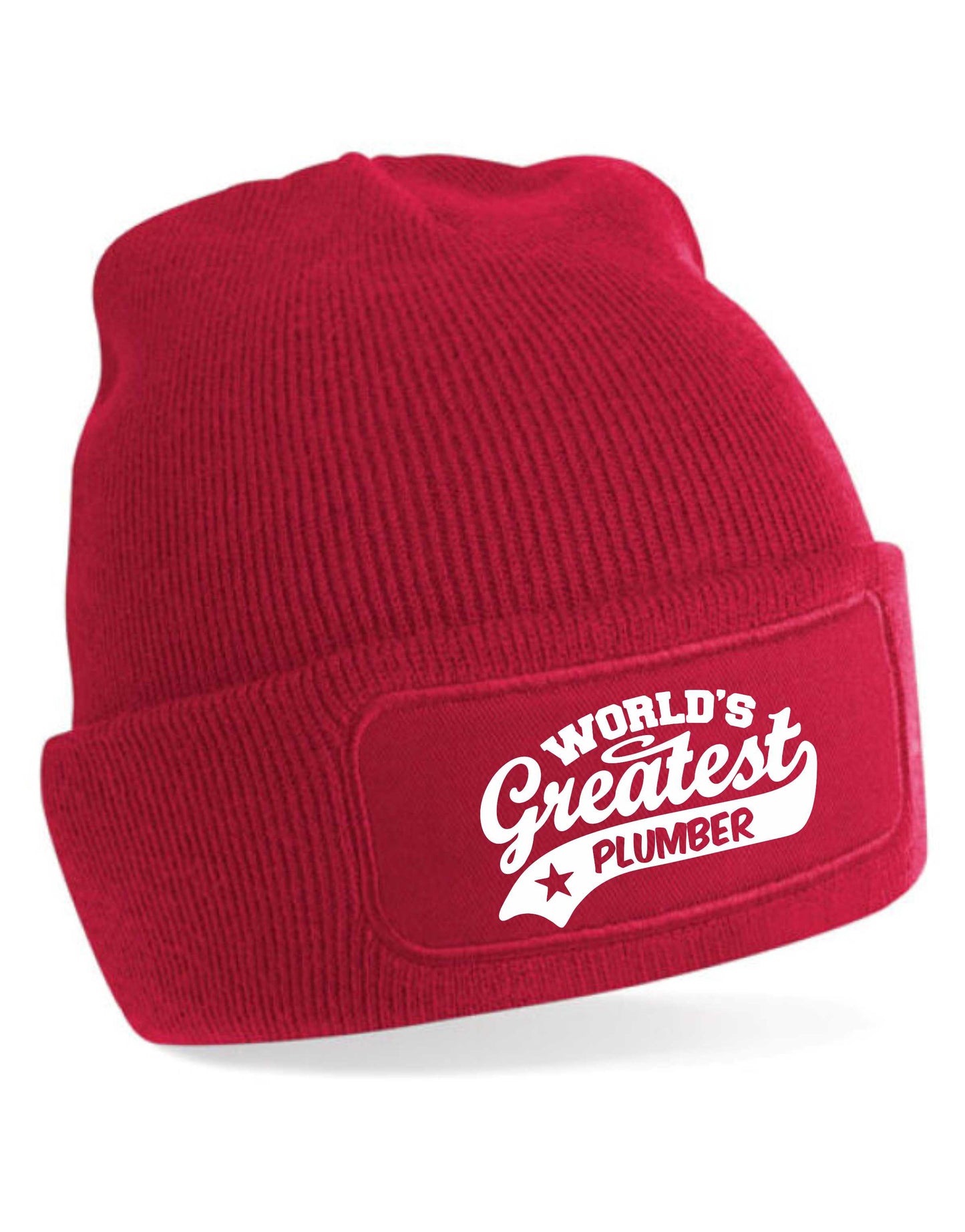 Beanie Hat Greatest Plumber Gift For Her Men's Birthday Present Handyman
