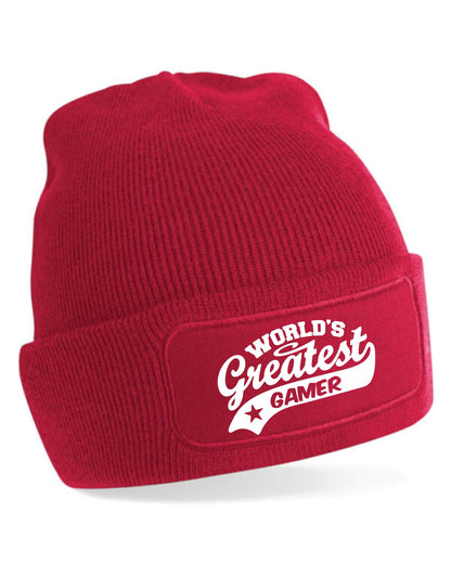Beanie Hat Greatest Gamer Gift For Her Men's Birthday Present