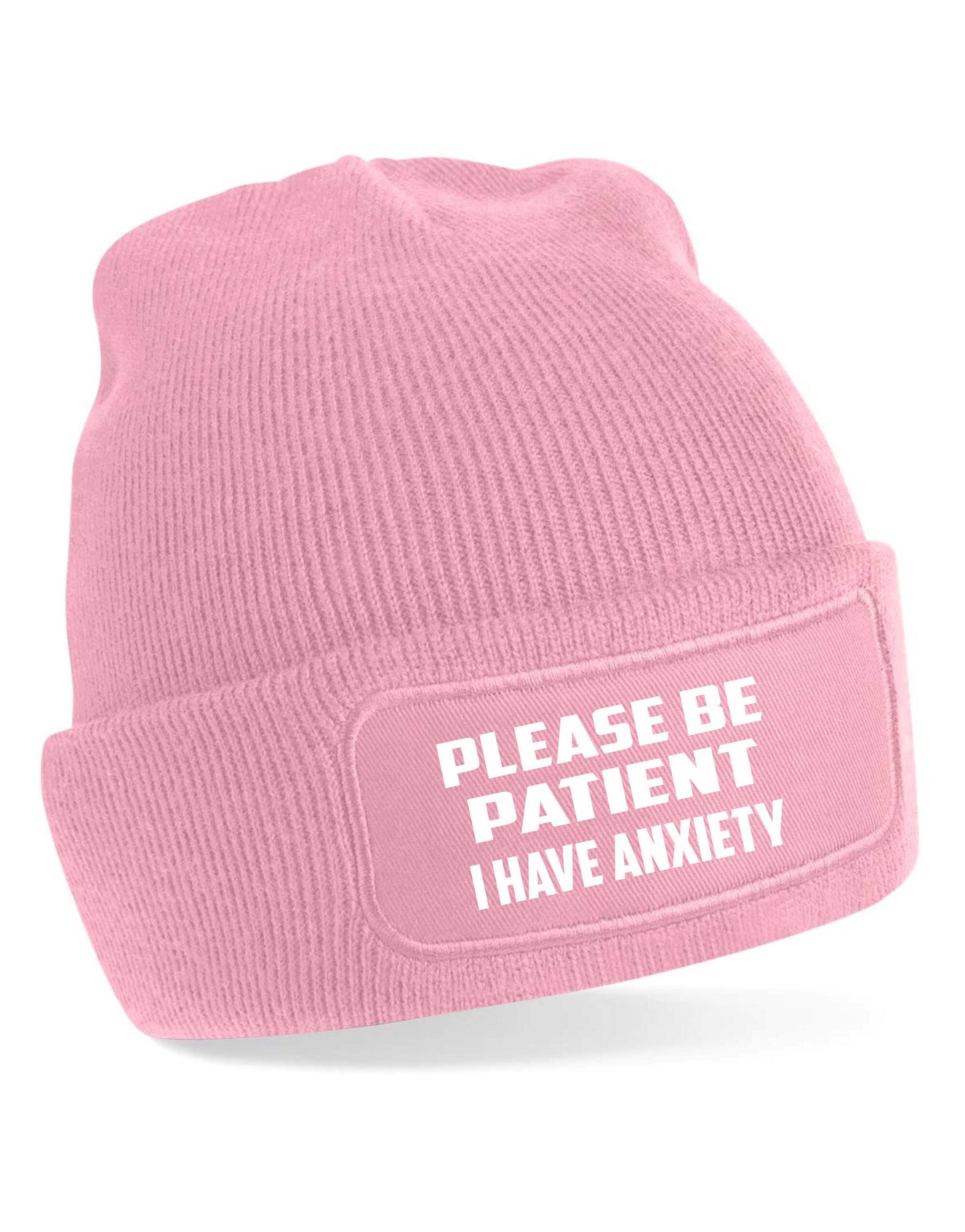 Be Patient I Have Anxiety Beanie Hat Mental Health Awareness Men & Ladies