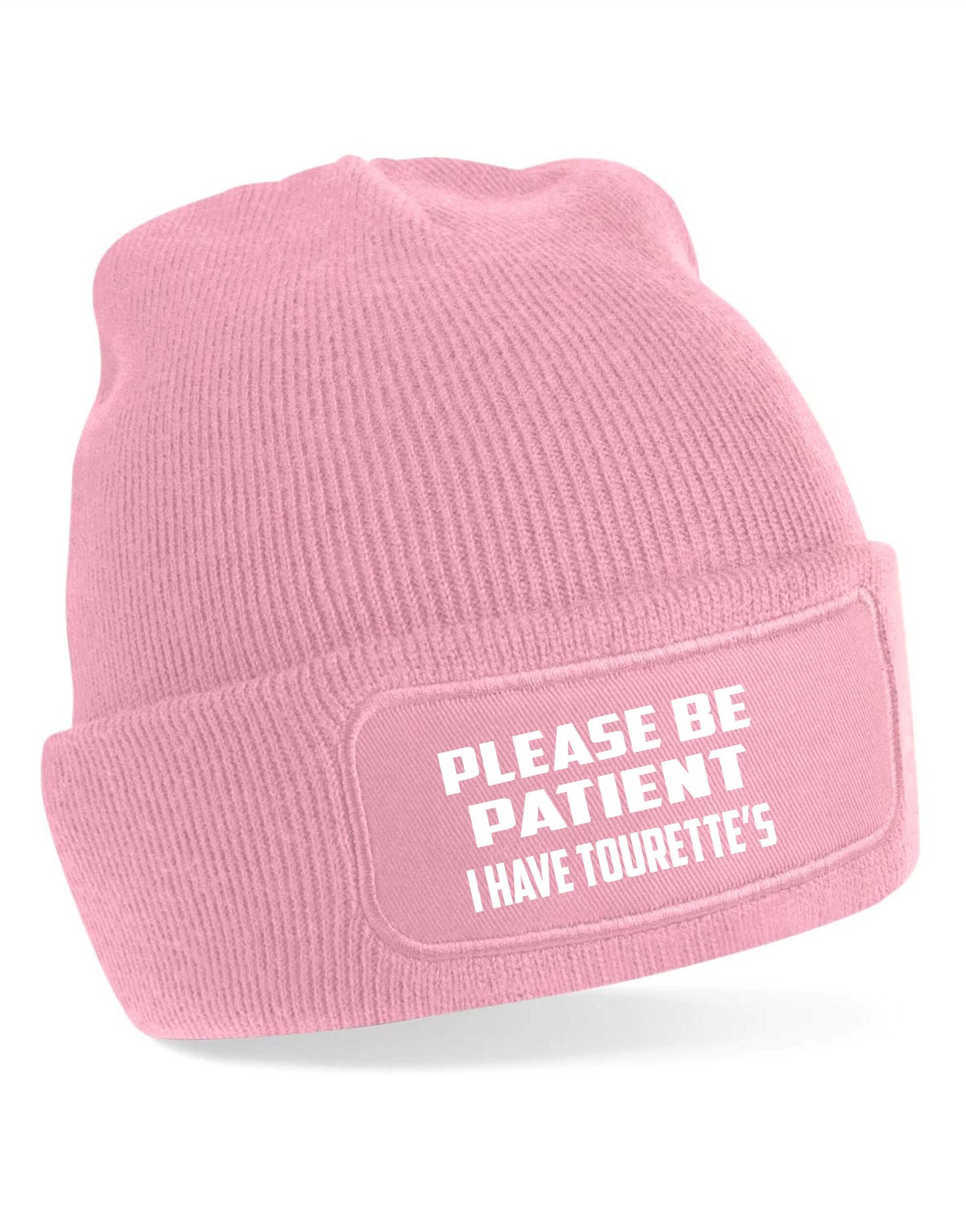 Be Patient I Have Tourettes Beanie Hat Mental Health Awareness Men & Ladies