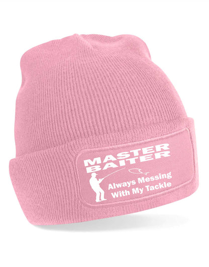 Beanie Hat Master Baiter Gift For Ladies & Men Fishing Birthday Present