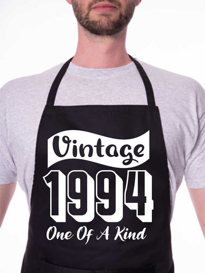 30th Birthday Vintage 1994 Age 30 Funny Apron Novelty Baking BBQ