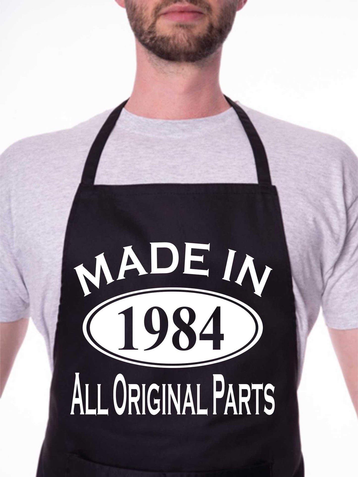 Made In 1984 40th Birthday BBQ Cooking Funny Novelty Apron