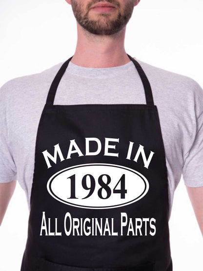 Made In 1984 40th Birthday BBQ Cooking Funny Novelty Apron