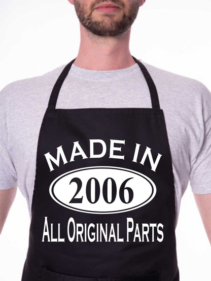Made In 2006 18th Birthday BBQ Cooking Funny Novelty Apron